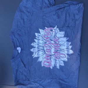 2 Women's size XL blue Christian tshirts, brand new, never worn